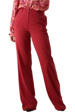 Ydence Dames, Broeken, Rood, Maat: 2XL