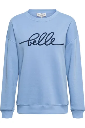 &Co Woman Dames, Sweatshirts & Hoodies, Blauw, Maat: XS Katoen