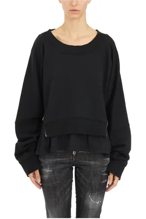Dsquared2 Dames, Sweatshirts & Hoodies, Zwart, Maat: XS