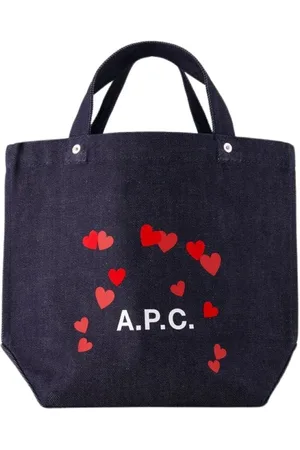 A.P.C. Dames, Tassen, Blauw, Maat: ONE Size Katoen