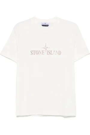 Stone Island Heren, Tops, Wit, Maat: S Katoen
