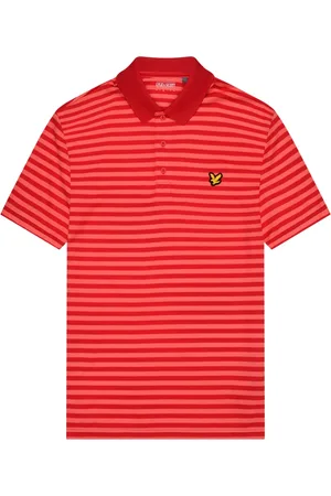 Lyle & Scott Heren, Tops, Rood, Maat: XS Taf