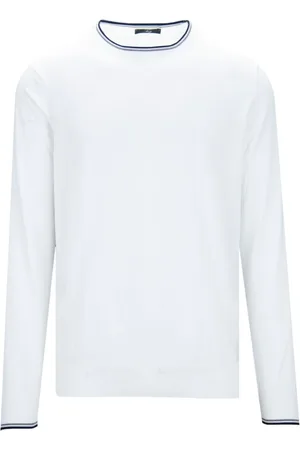 FAY Heren, Sweatshirts & Hoodies, Wit, Maat: 2XL Katoen