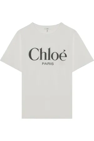 Chloé Dames, Tops, Wit, Maat: XS Katoen