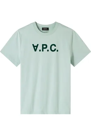 A.P.C. Heren, Tops, Groen, Maat: L Katoen