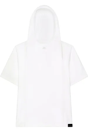 Courrèges Dames, Tops, Wit, Maat: S Katoen