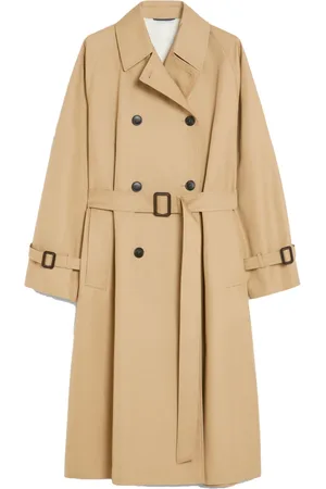 Max Mara Dames, Mantels, , Maat: M Katoen