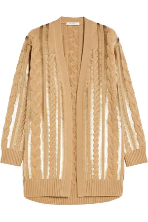 Max Mara Dames, Truien, Bruin, Maat: M Suède