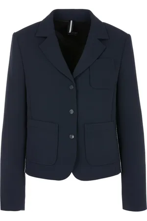 Marc Cain Dames, Jassen, Blauw, Maat: 2XL Poliester