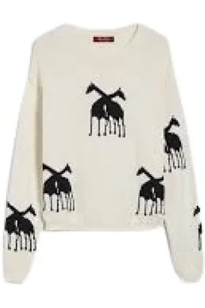 Max Mara Dames, Truien, Wit, Maat: XS