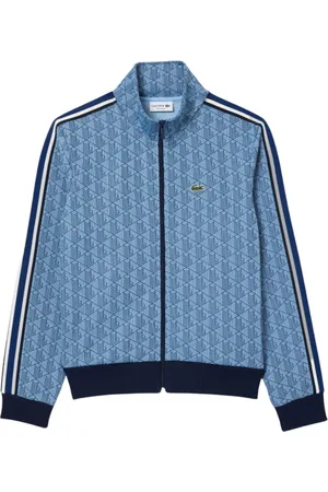 Lacoste Heren, Sweatshirts & Hoodies, Blauw, Maat: S Katoen
