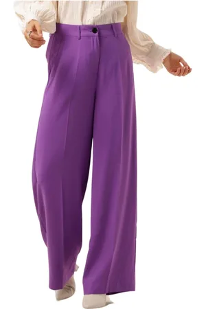 Co`Couture Dames, Broeken, Paars, Maat: XS