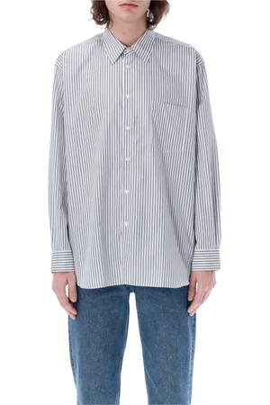 Comme des Garçons Heren, Overhemden, Wit, Maat: XL Katoen