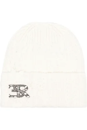 ERMANNO SCERVINO Dames, Accessoires, Wit, Maat: ONE Size Wol