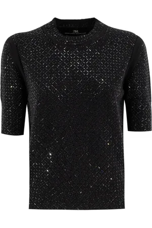 ERMANNO SCERVINO Dames, Truien, Zwart, Maat: S Wol