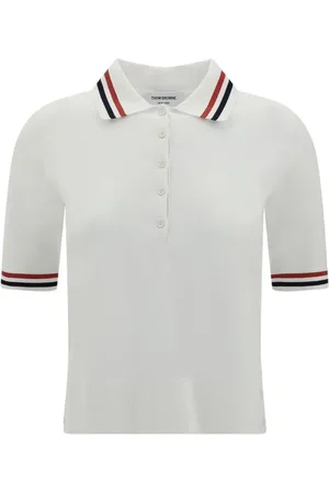 Thom Browne Dames, Tops, Wit, Maat: XS Viscose