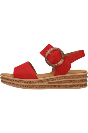 Gabor Dames, Schoenen, Rood, Maat: 42 1/2 EU Suède