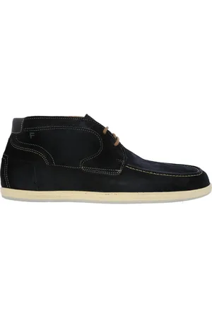 Floris van Bommel Heren, Schoenen, Blauw, Maat: 41 1/2 EU Leer