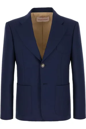 VALENTINO Heren, Jassen, Blauw, Maat: M Wol