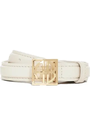 ANINE BING Dames, Accessoires, Wit, Maat: M/L Leer