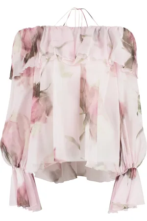 BLUMARINE Dames, Blouses & Shirts, Veelkleurig, Maat: M Zijde