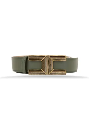 Elisabetta Franchi Dames, Accessoires, Groen, Maat: S Leer