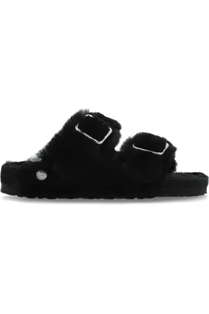 Birkenstock Dames, Schoenen, Zwart, Maat: 39 EU Leer