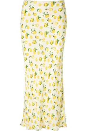 Sportmax Dames, Rokken, Geel, Maat: XS Katoen