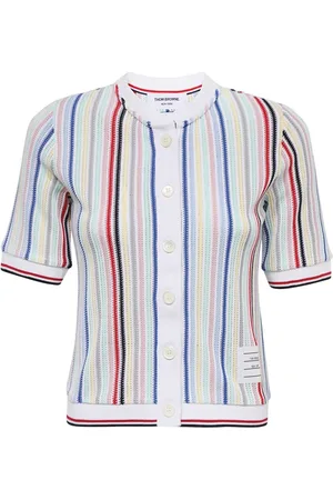 Thom Browne Dames, Truien, Veelkleurig, Maat: XS Viscose