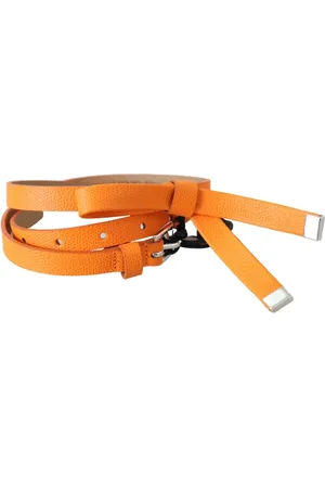 ERMANNO SCERVINO Dames, Accessoires, Oranje, Maat: 80 CM Leer