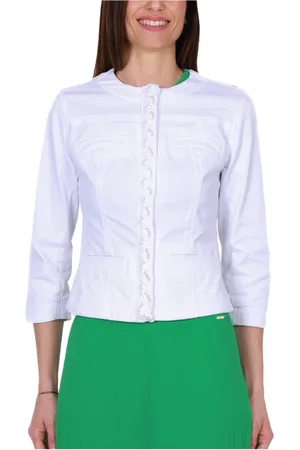 Liu Jo Dames, Jassen, Wit, Maat: XS Denim