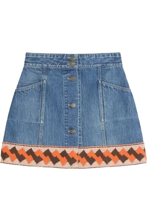 VALENTINO Dames, Rokken, Blauw, Maat: XS