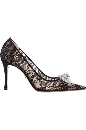 Mach & Mach Dames, Schoenen, Zwart, Maat: 40 EU Satijn