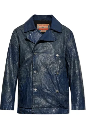 Diesel Heren, Jassen, Blauw, Maat: XL Katoen