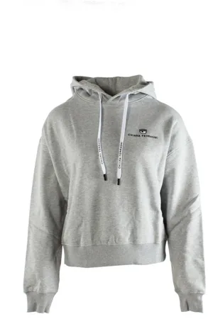 Chiara Ferragni Dames, Sweatshirts & Hoodies, Grijs, Maat: M Katoen