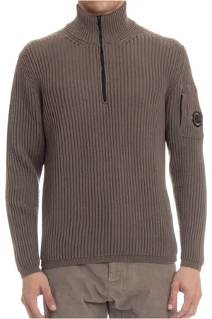 C.P. Company Heren, Truien, Bruin, Maat: XL Wol