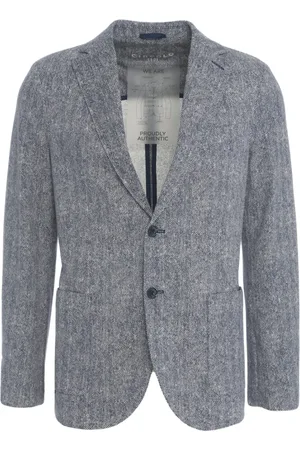 Circolo Heren, Jassen, Blauw, Maat: XL Katoen