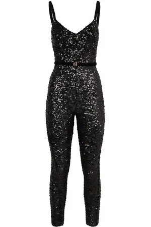 Elisabetta Franchi Dames, Jumpsuits & Playsuits, Zwart, Maat: XS Velours