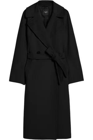 Max Mara Dames, Mantels, Zwart, Maat: M Wol