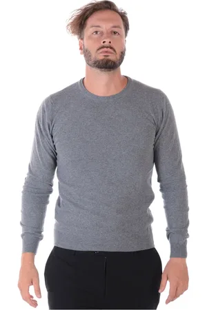 D.A. Daniele Alessandrini Heren, Truien, Grijs, Maat: XL Wol