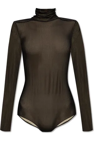 Maison Margiela Dames, Tops, Zwart, Maat: S Viscose