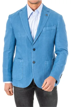 La Martina Heren, Pakken, Blauw, Maat: XL Katoen