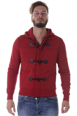 Emporio Armani Heren, Sweatshirts & Hoodies, Rood, Maat: L Katoen
