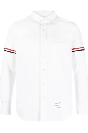 Thom Browne Heren, Overhemden, Wit, Maat: XL Katoen