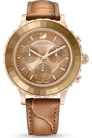 Swarovski Dames, Accessoires, Bruin, Maat: ONE Size Leer
