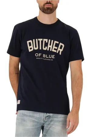 Butcher of Blue Heren, Tops, Blauw, Maat: M