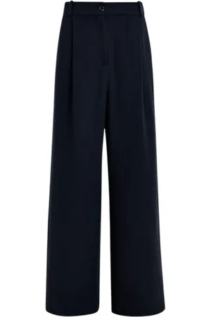 Essentiel Antwerp Dames, Broeken, Blauw, Maat: 2XS Katoen