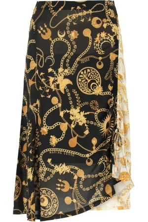 Marine Serre Dames, Rokken, Veelkleurig, Maat: S Viscose