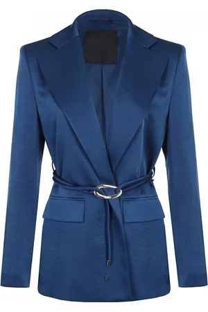 Liu Jo Dames, Jassen, Blauw, Maat: L Satijn