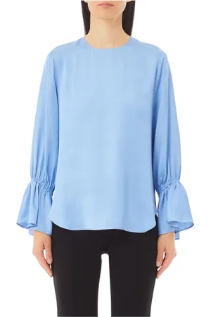Liu Jo Dames, Blouses & Shirts, Blauw, Maat: M